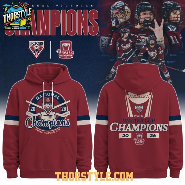 Victoire de Montreal PWHL Walter Cup Finals Champions 2026 Hoodie T-Shirt