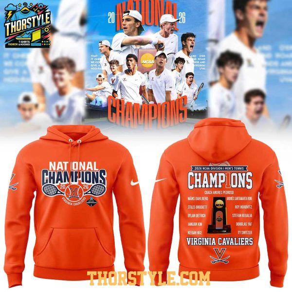 Virginia Cavaliers Tennis 2026 NCAA DI National Champions Hoodie Shirts