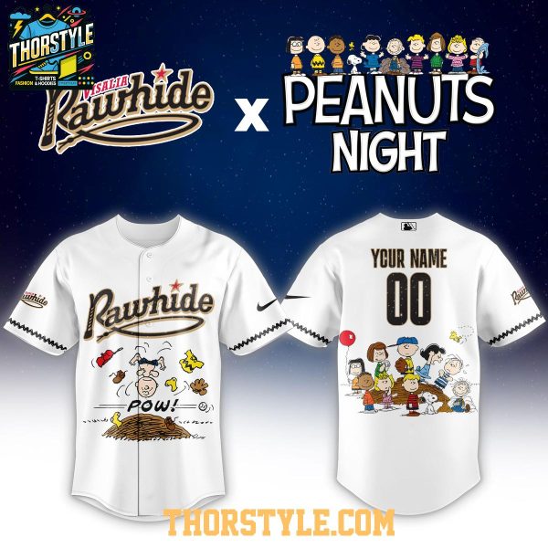 Visalia Rawhide x Peanuts Night 2026 Minor Game Personalized Baseball Jersey