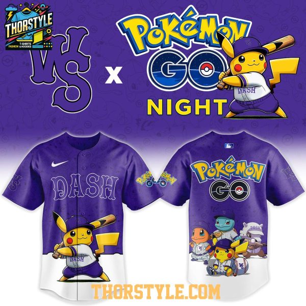 Winston-Salem Dash Pokemon Go Night 2026 Tourament Baseball Jersey