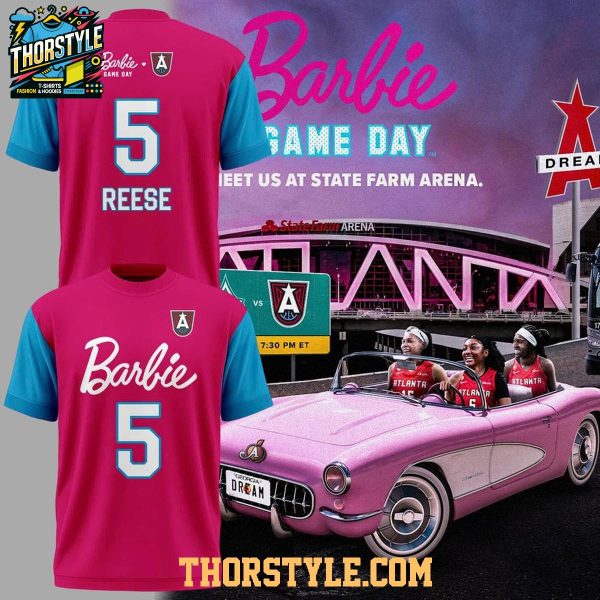 Atlanta Dream x Barbie Game Day 2026 Personalized Hoodie T-Shirt