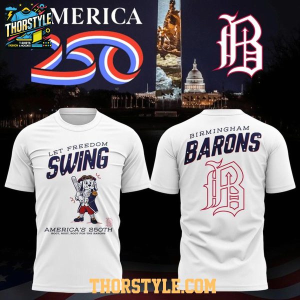 Birmingham Barons 2026 America’s 250th Anniversary Celebration Hoodie T-Shirt