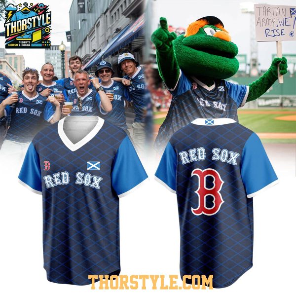 Boston Red Sox Scottish Celebration 2026 Night MLB Game Baseball Jersey