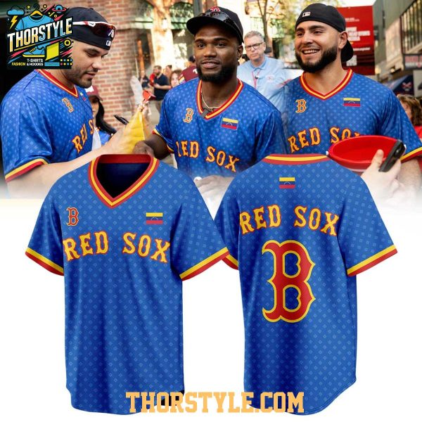 Boston Red Sox Venezuelan Night 2026 Personalized Baseball Jersey