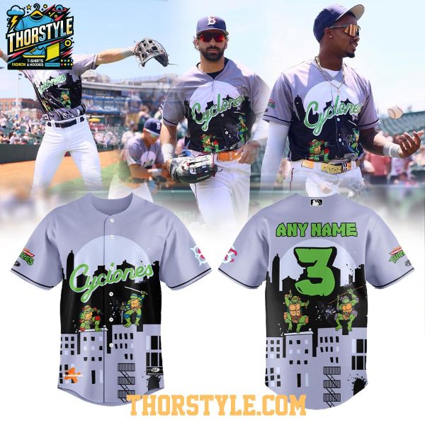 Brooklyn Cyclones x Ninja Turtles Night 2026 Personalized Baseball Jersey