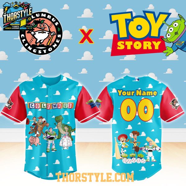 Columbus Clingstones x Toy Story Night 2026 MiLB Personalized Jersey
