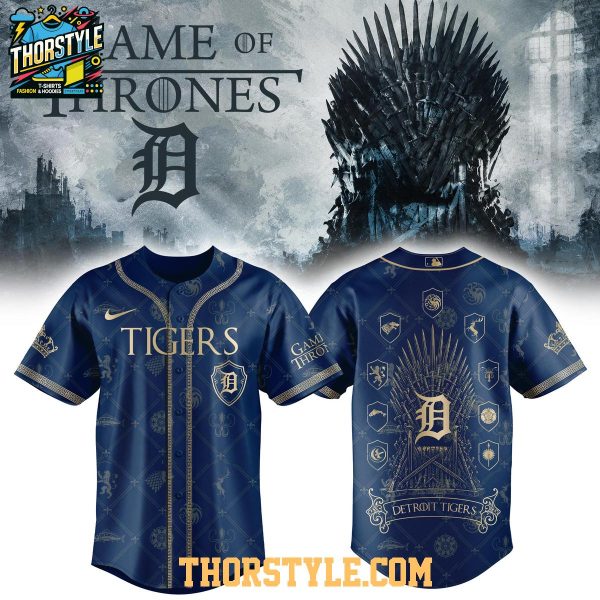 Detroit Tigers x Game Of Thrones Night 2026 Personalized Baseball Jersey