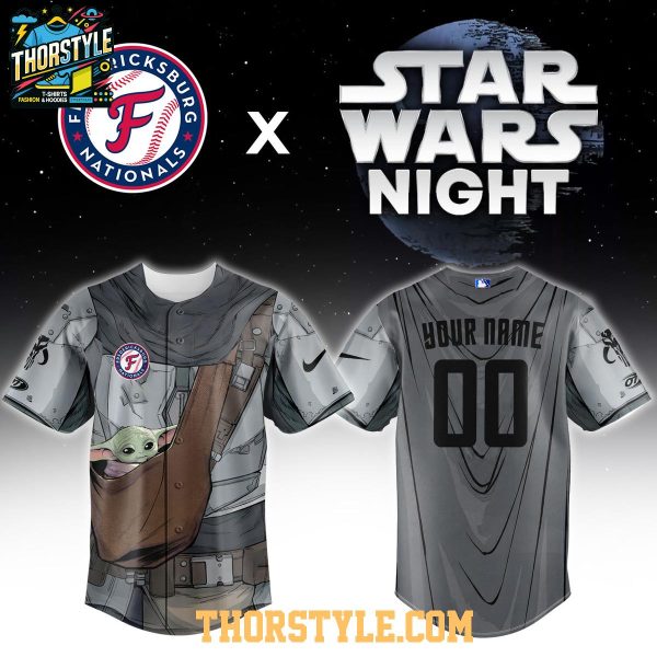 Fredericksburg Nationals Star Wars Night 2026 MiLB League Personalized Jersey