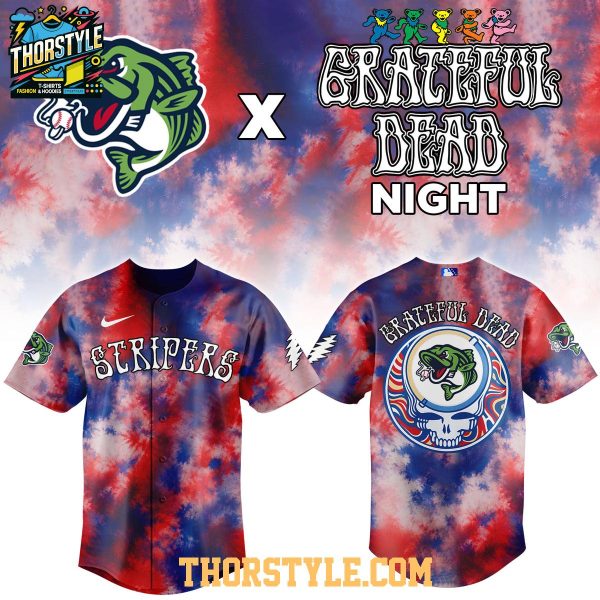 Gwinnett Stripers Grateful Dead Night 2026 Rock Game Baseball Jersey