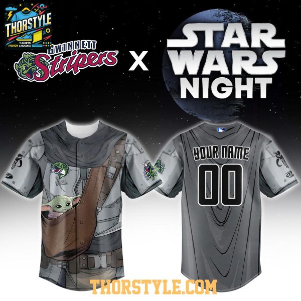 Gwinnett Stripers Star Wars Night Baby Grogu 2026 Night Baseball Jersey