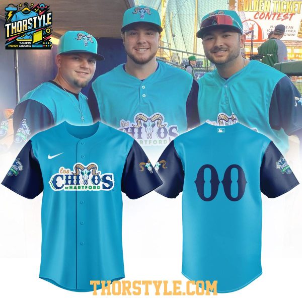 Hartford Yard Goats 2026 Los Chivos De Hartford Game Personalized Baseball Jersey