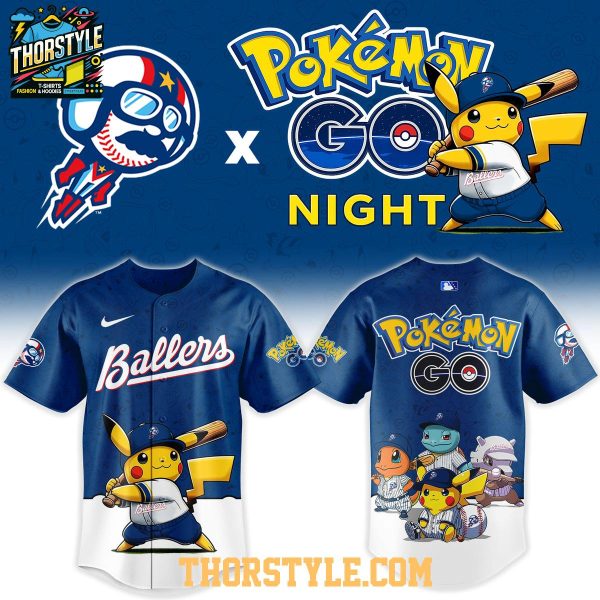 Kannapolis Cannon Ballers Pokemon World Night MiLB 2026 Baseball Jersey