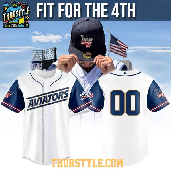 Las Vegas Aviators 4th Of July x America 250 Personalized Baseball Jersey 2026