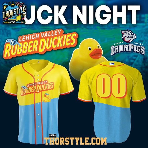 Lehigh Valley Pigs Duck MiLB Night 2026 Personalized Baseball Jersey