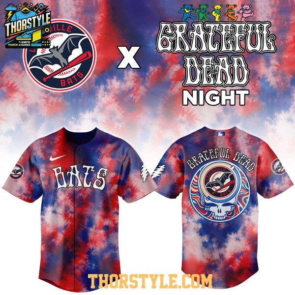 Louisville Bats Grateful Dead Night 2026 Rock Game Baseball Jersey