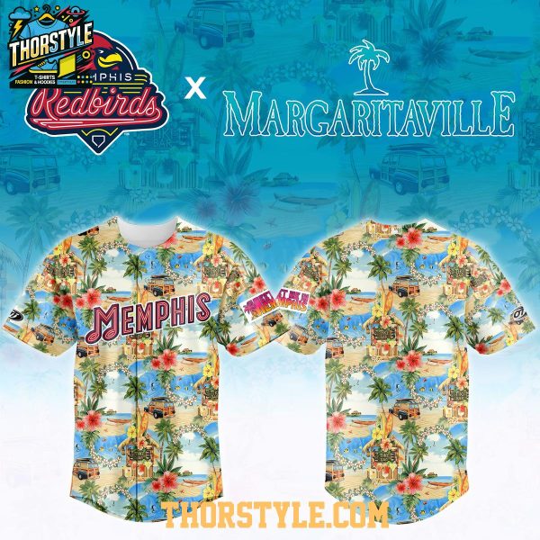 Memphis Redbirds Margaritaville Night x America 250 Summer Baseball Jersey 2026