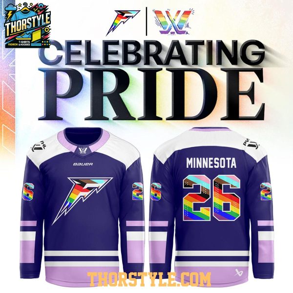 Minnesota Frost Pride Month 2026 PWHL Game Hockey Jersey