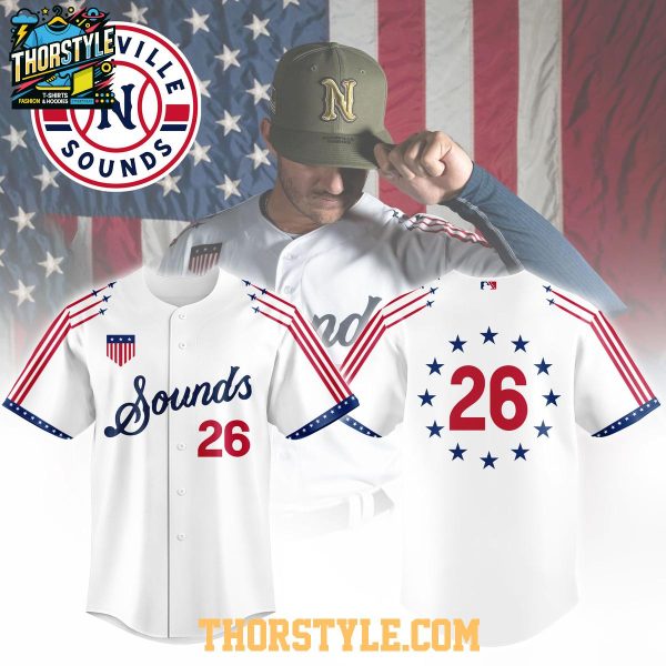 Nashville Sounds 2026 Military Appreciation x America 250 Baseball Jersey