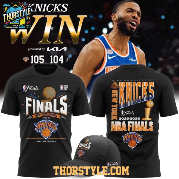 New York Knicks 2026 NBA Finals Another Win Celebration Hoodie T-Shirt