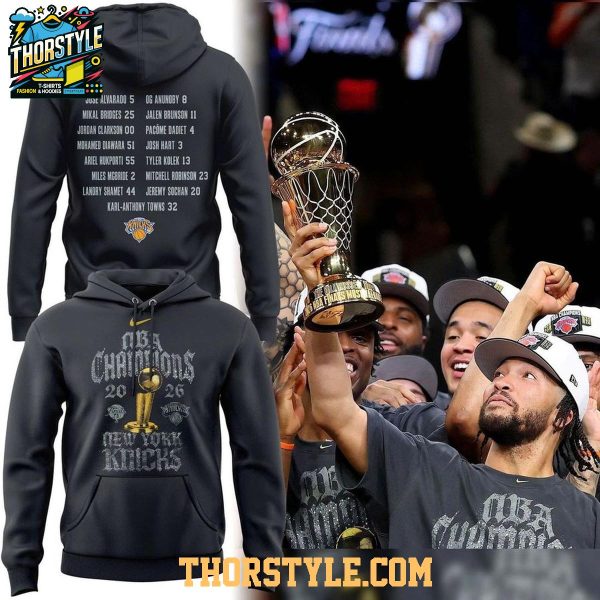 New York Knicks 2026 NBA Finals Champions All Color Choice Hoodie T-Shirt