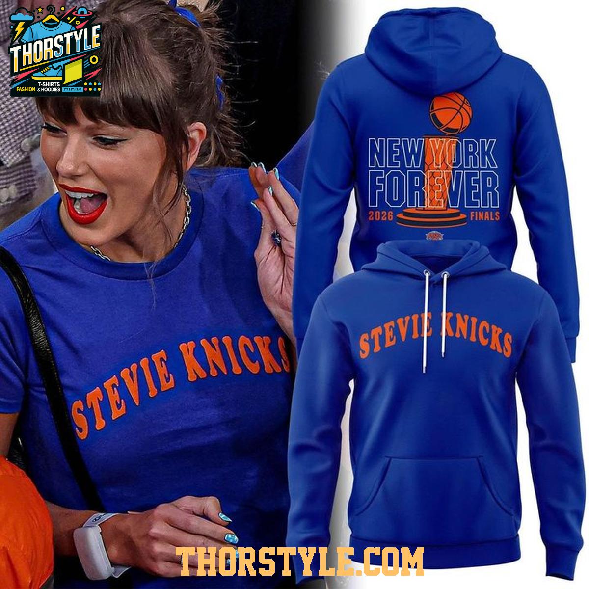 New York Knicks NBA Champions 2026 Stevie Knicks Taylor Swift Hoodie T-Shirt