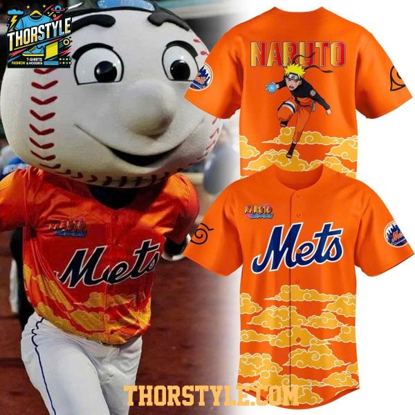 New York Mets Naruto Shippuden Night 2026 MLB Game Baseball Jersey