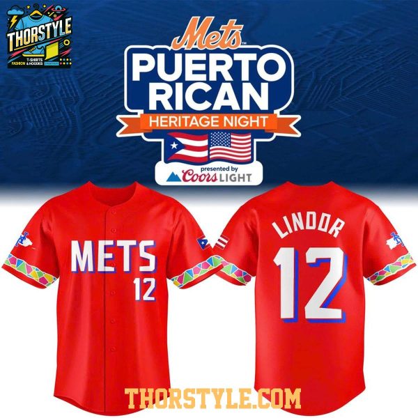 New York Mets Puerto Rican Heritage Night 2026 Baseball Jersey Red