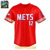 New York Yankees Mets Puerto Rican Heritage Night 2026 Baseball Jersey Red