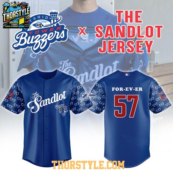 Ontario Tower Buzzers The Sandlot Night 2026 MilB Baseball Jersey