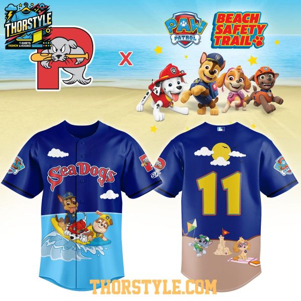 Portland Sea Dogs 2026 Paw Patrol Night Minor League Personalized Jersey