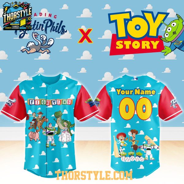 Reading Fightin Fhils x Toy Story Night 2026 MiLB Personalized Jersey