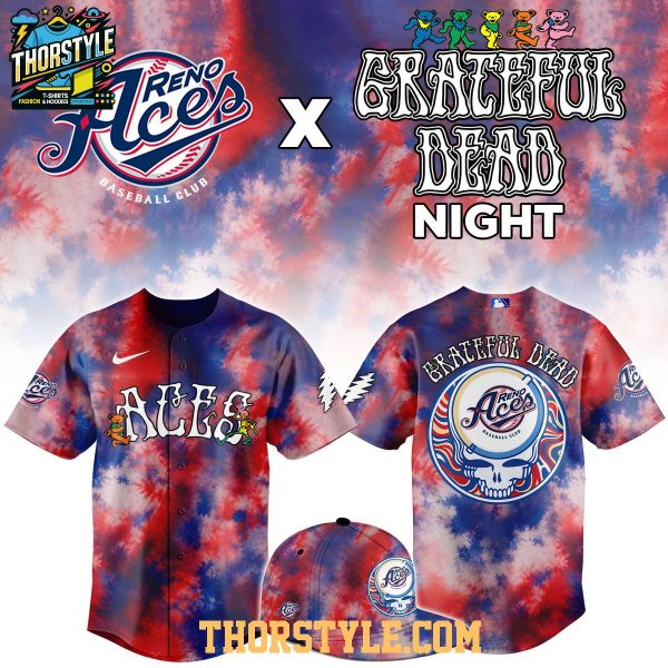Reno Aces 2026 Grateful Dead Night Tie Dye Personalized Jersey MiLB