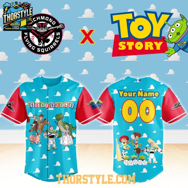 Richmond Flying Squirrels x Toy Story Night 2026 MiLB Personalized Jersey