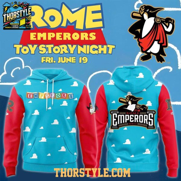 Rome Emperors Toy Story Night Of Auction 2026 Celebration Hoodie T-Shirt