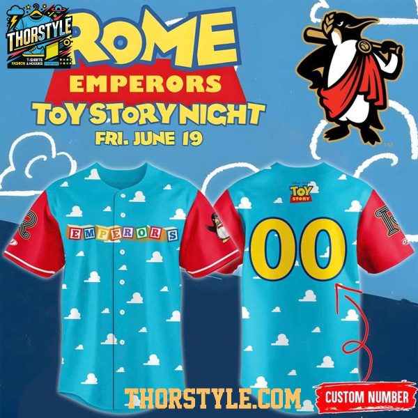 Rome Emperors Toy Story Night Of Auction 2026 Personalized Baseball Jersey