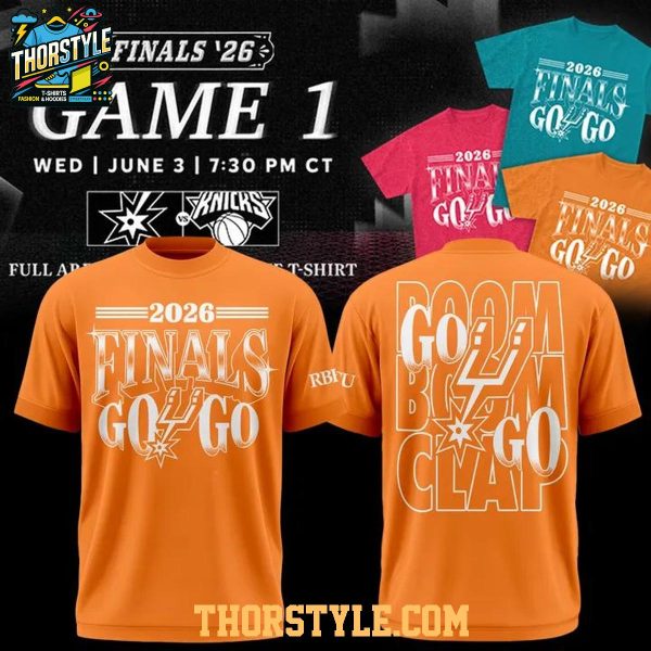 San Antonio Spurs NBA Finals 2026 Boom Boom Clap Hoodie T-Shirt