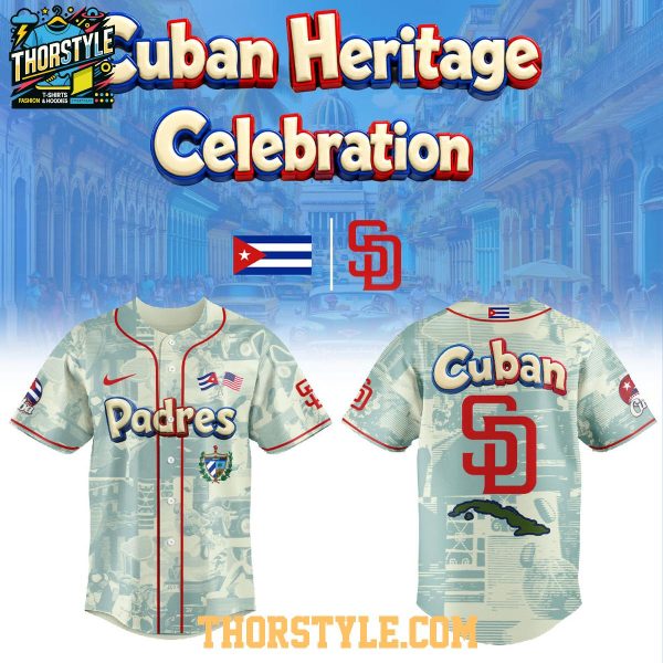 San Diego Padres x Cuba Heritage Night 2026 Celebration Baseball Jersey