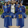 Rocket City Trash Pandas 4th Of July x America 250 Striped Baseball Jersey 2026 Rocket City Trash Pandas 4th Of July x America 250 Striped Baseball Jersey 2026