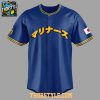 Seattle Mariners 2026 Japanese History Day Personalized Baseball Jersey Blue