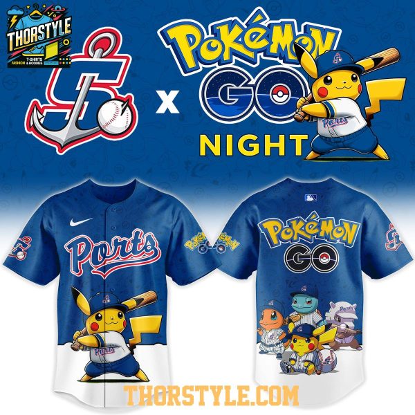 Stockton Ports x Pokemon GO Night 2026 MiLB Baseball Jersey