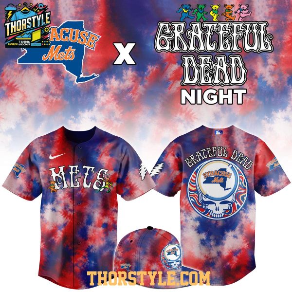 Syracuse Mets 2026 Grateful Dead Night Tie Dye Personalized Jersey MiLB