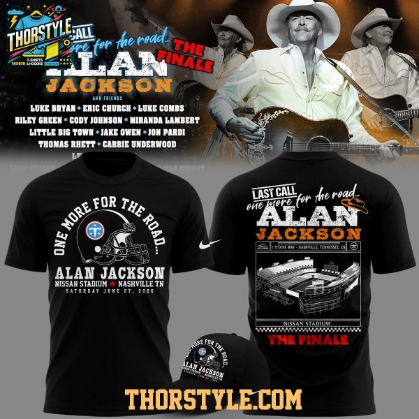 Tennessee Titans 2026 Alan Jackson x Last CallThe Finale Tour Hoodie T-Shirt