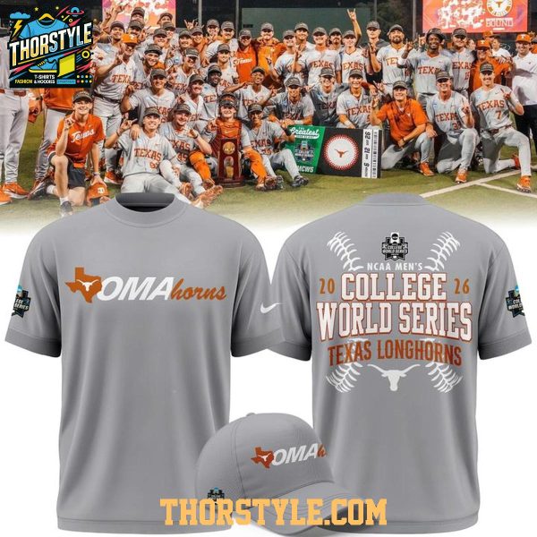 Texas Longhorns 2026 Baseball College World Series Omahorns Hoodie T-Shirt