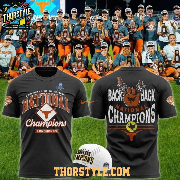 Texas Longhorns 2026 Softball National Champions Locker Room Hoodie Shirts