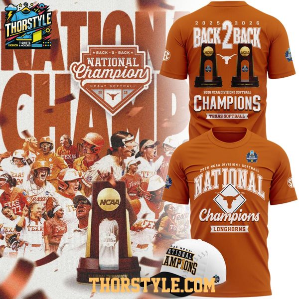 Texas Longhorns NCAA Softball College World Series National Champions Hoodie 2026