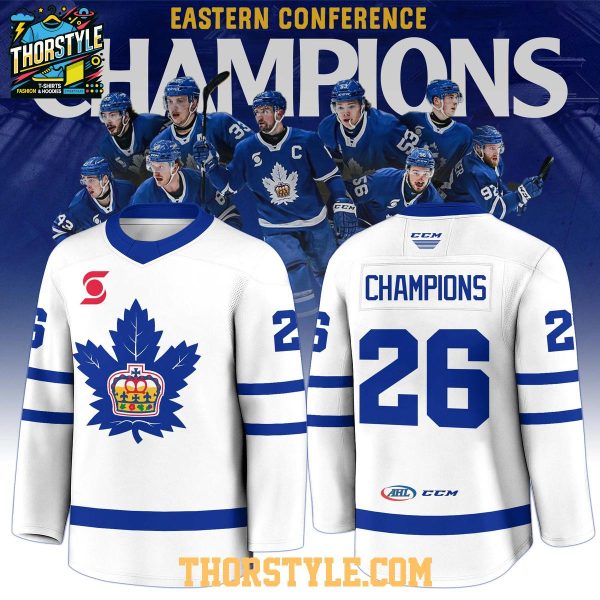 Toronto Marlies Eastern Conference Champions 2026 Personalized Hockey Jersey