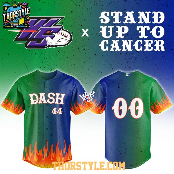 Winston-Salem Dash Stand Up To Fight Cancer Night 2026 MiLB Baseball Jersey