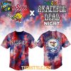 Worcester Red Sox 2026 Grateful Dead Night Tie Dye Personalized Jersey MiLB