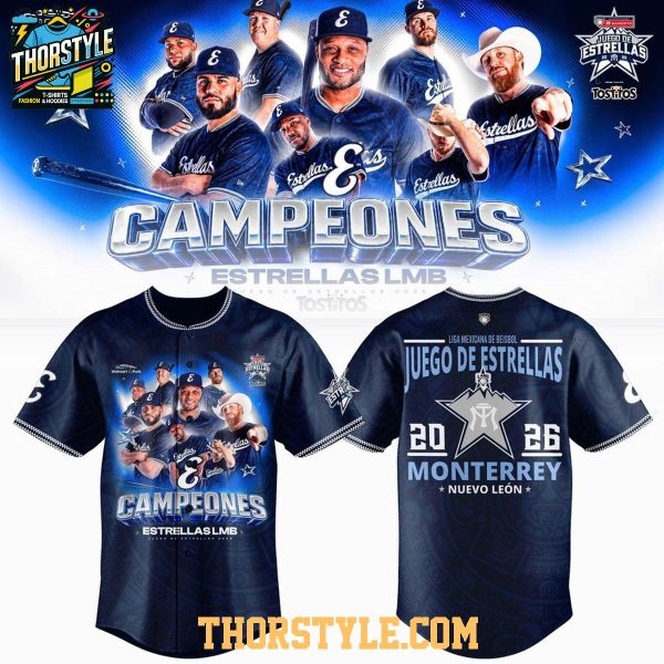 2026 MLB All-Star Game Champions Estrellas Personalized Baseball Jersey