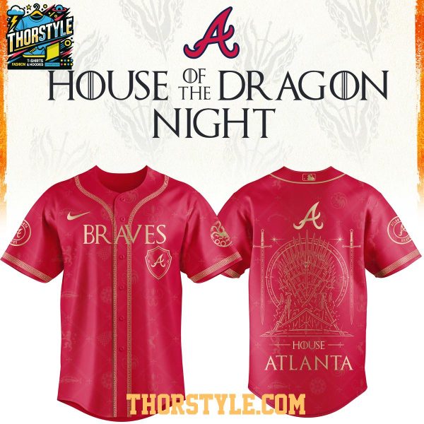 Atlanta Braves x House Of The Dragons 2026 GOT Night Baseball Jersey